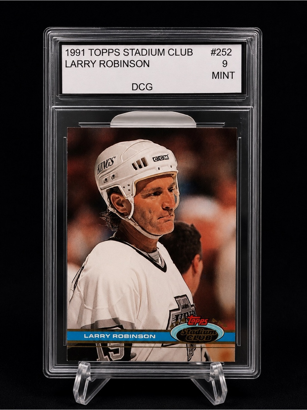 1991 Topps Larry Robinson Hockey Card